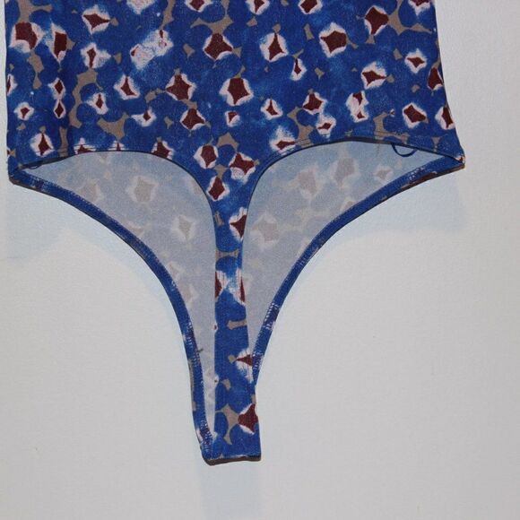 NEW Open Edit Multicolor Printed Strapless Bodysuits Women Size XS - Picture 9 of 12